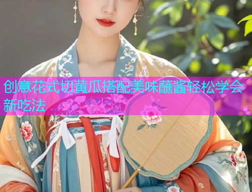 创意花式切黄瓜搭配美味蘸酱轻松学会新吃法