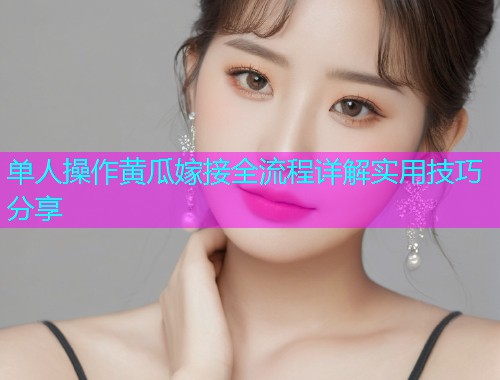 单人操作黄瓜嫁接全流程详解实用技巧分享